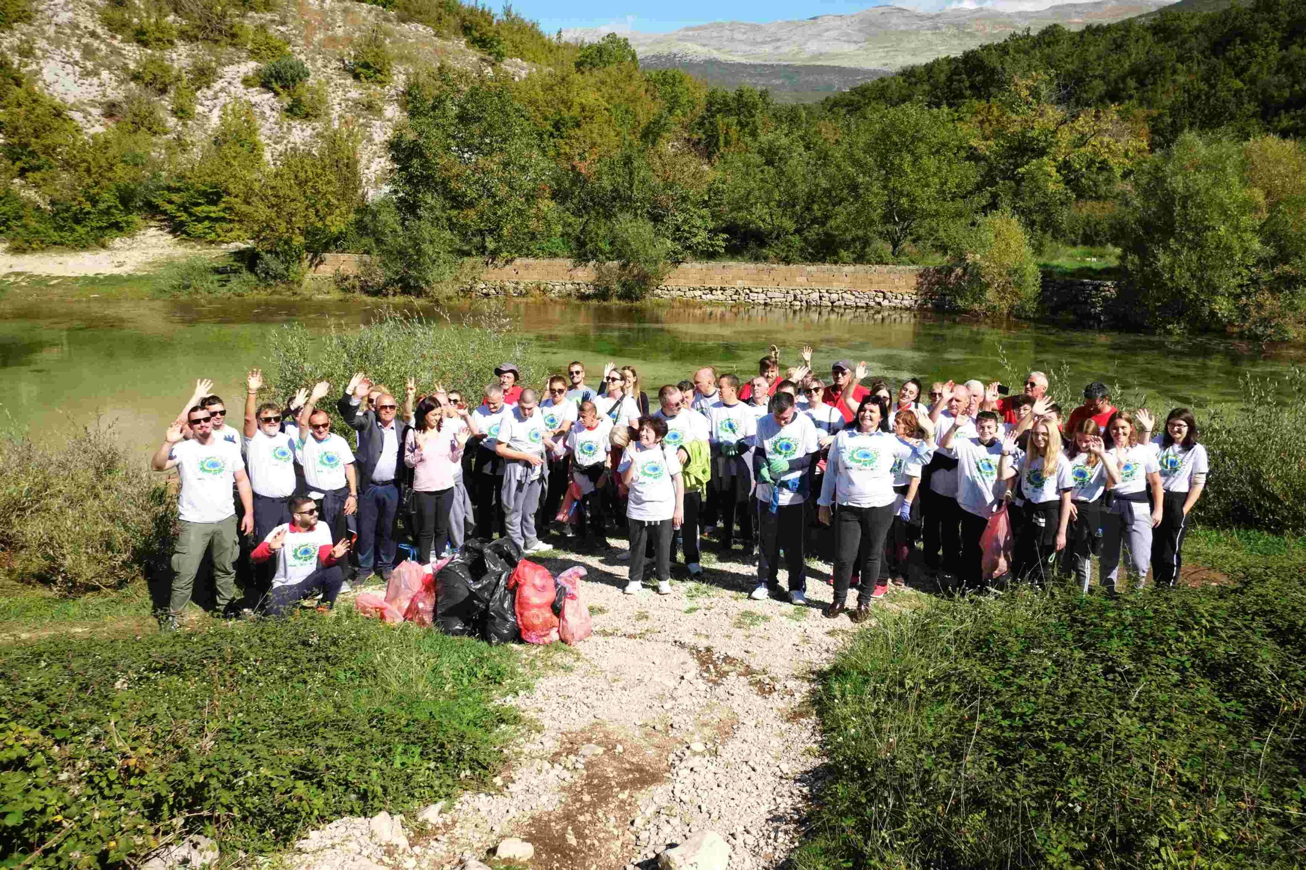Završena ekološka akcija čišćenja vrela Cetine u podnožju Parka prirode Dinara